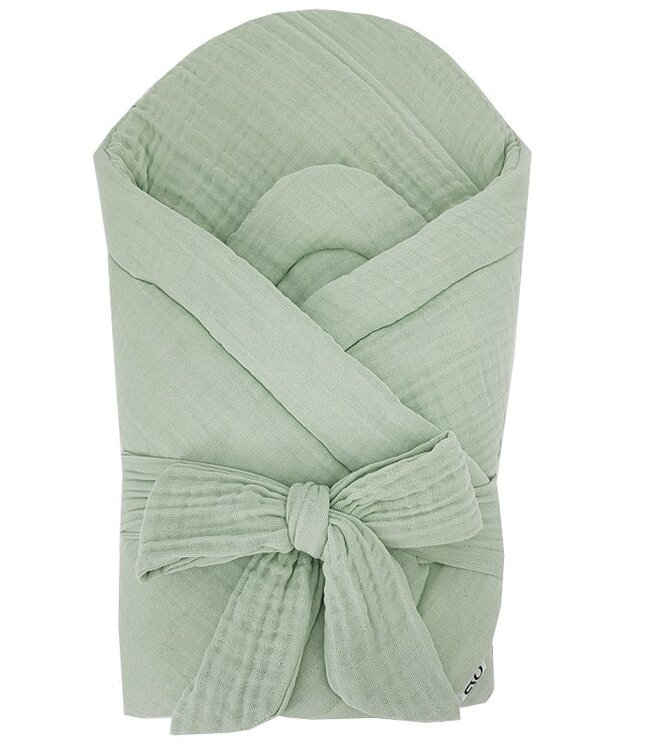Mousseline wikkeldoek met Kokosmunt