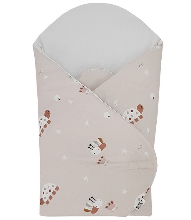 Bedrukt katoenen wikkeldoek BIJEN