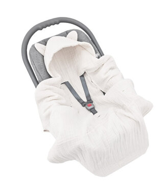 EkoKids Slaapzak voor autostoel 3- en 5-puntsgordels BEIGE