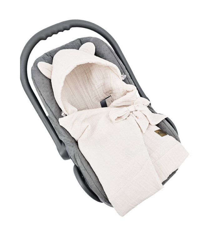 Slaapzak voor autostoel 3- en 5-puntsgordels BEIGE