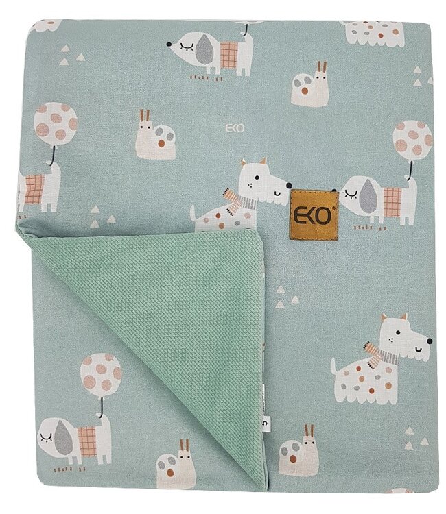 Deken en speelkleed met fluwelen voering voor honden