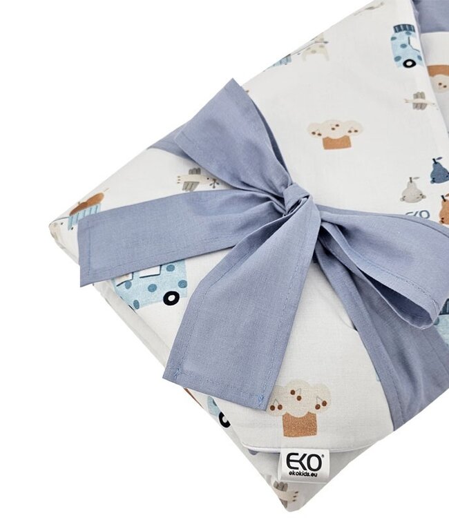 Bedrukte katoenen kegel met kokosgiraffe