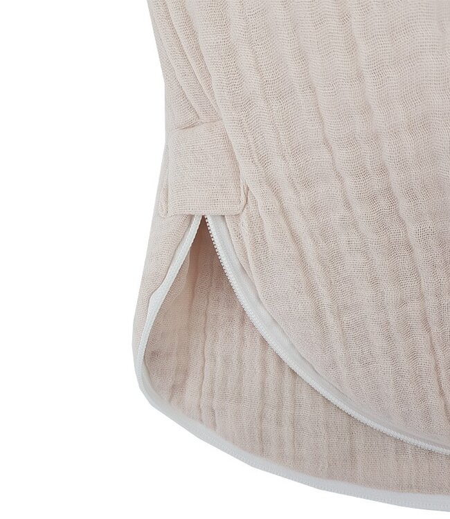 Mousseline slaapzak medium beige