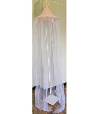 EkoKids Baldakijn mousseline+tule ROZE