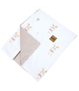 EkoKids Educatieve speelmat met voering fluwelen ballerina-muis