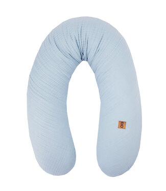 EkoKids Kussen van mousseline voor mama en baby blauw