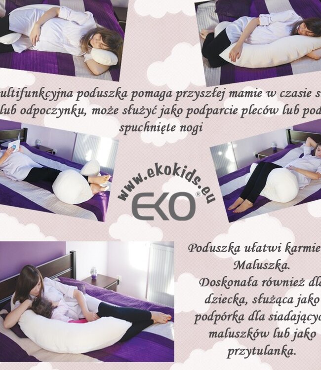 Kussen van mousseline voor mama en baby blauw