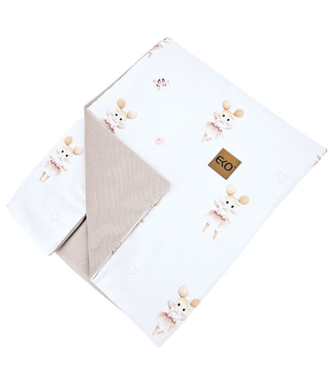 Educatieve speelmat met voering fluwelen ballerina-muis