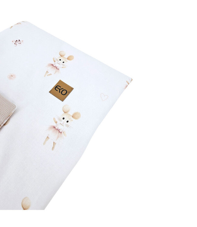 Educatieve speelmat met voering fluwelen ballerina-muis