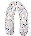 Fluwelen voedingskussen GIRAFFE/BLAUW