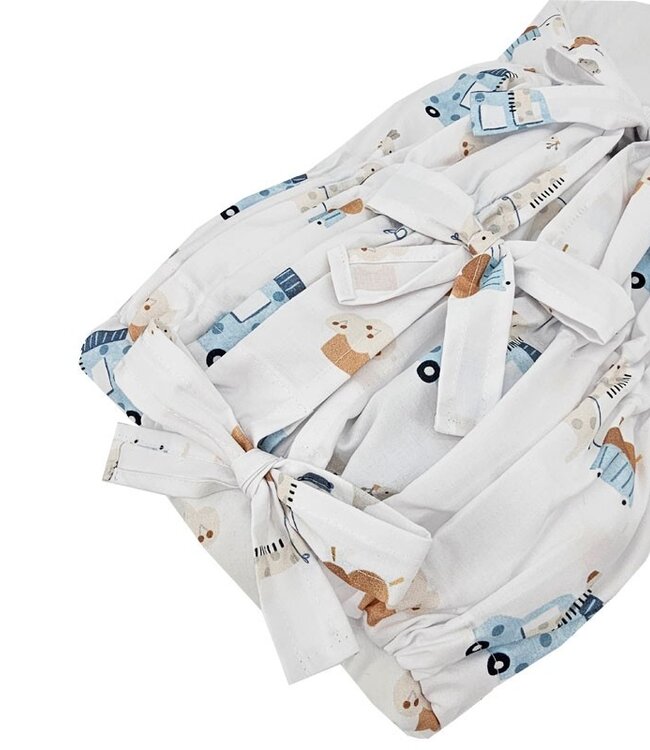 Bedrukte katoenen hoorn met kokos GIRAFFE