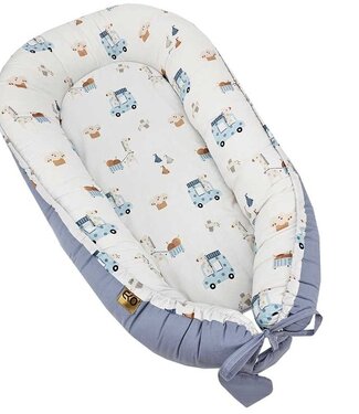 EkoKids Katoenen babycocon giraffe