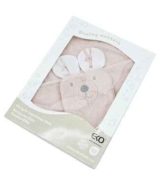 EkoKids Bamboe badjas met washandje EKO BUNNY