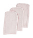 Mousseline washandjes mix 3 stuks roze