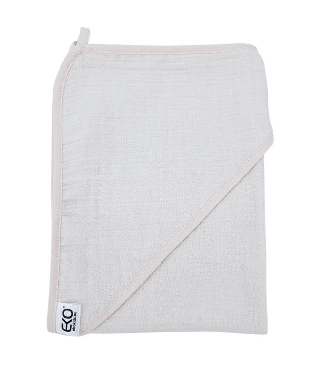 Mousseline badjas BEIGE