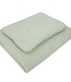 Mousseline ledikantbeddengoedset MINT