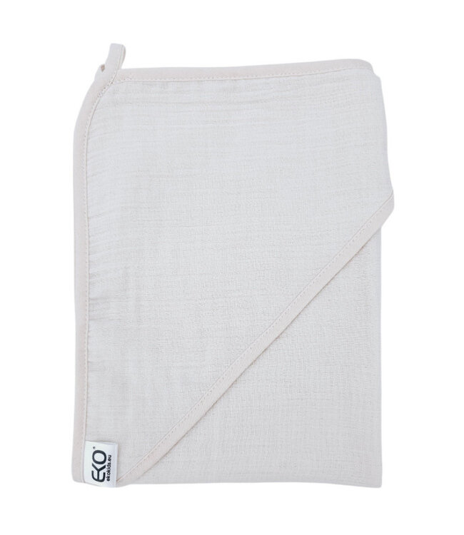 Mousseline badjas BEIGE