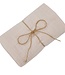 Mousseline wikkeldoek en luierdoek 80 x 80 cm, 2 stuks, beige