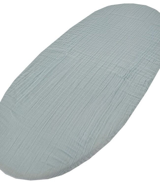 Mousseline hoeslaken met elastiek 40 x 80 cm