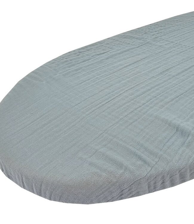 Mousseline hoeslaken met elastiek 40 x 80 cm
