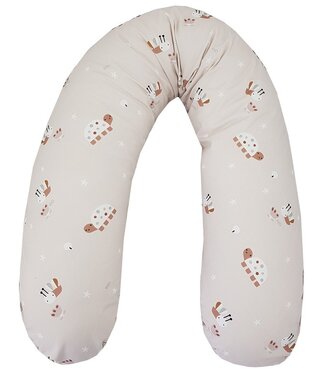 EkoKids Fluwelen kussen voor mama en baby BEES