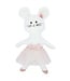Gebreid knuffeldier ballerina-muis