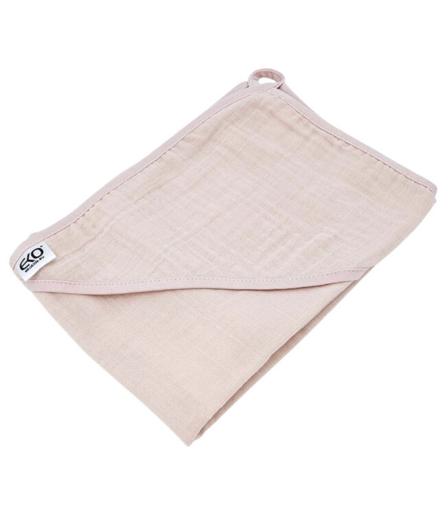 Mousseline badjas roze