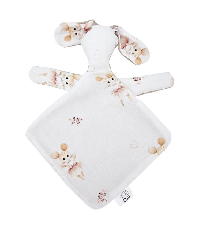 Knuffelige ballerina-muis