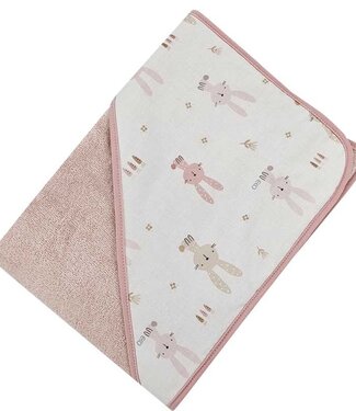 EkoKids Badjas BUNNY/ROZE