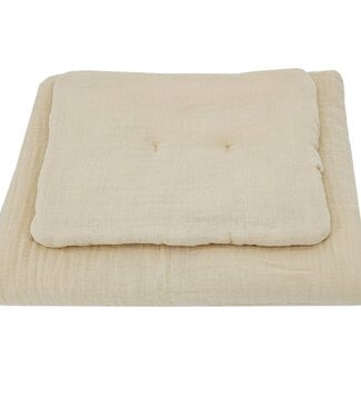 EkoKids Mousseline wiegbeddengoedset Honing
