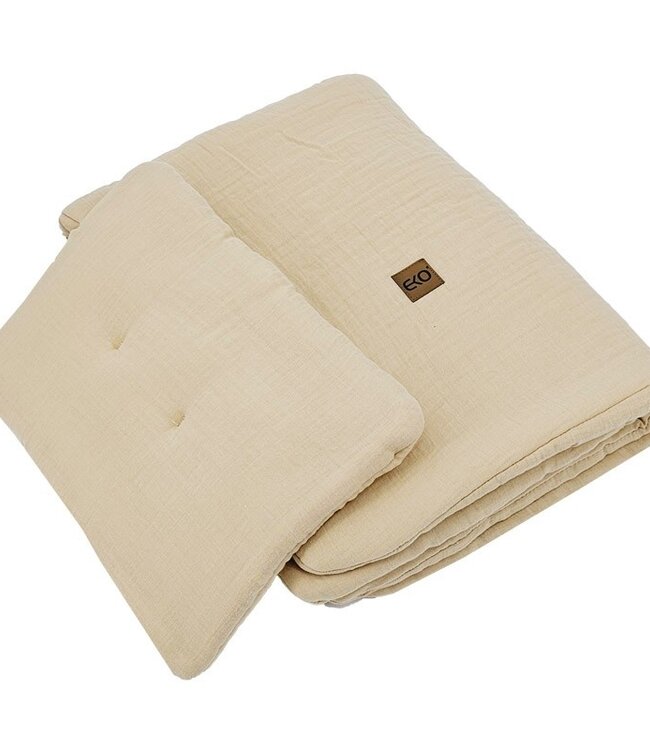 Mousseline wiegbeddengoedset Honing