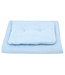 Mousseline wiegbeddengoedset blauw