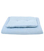 Mousseline wiegbeddengoedset blauw