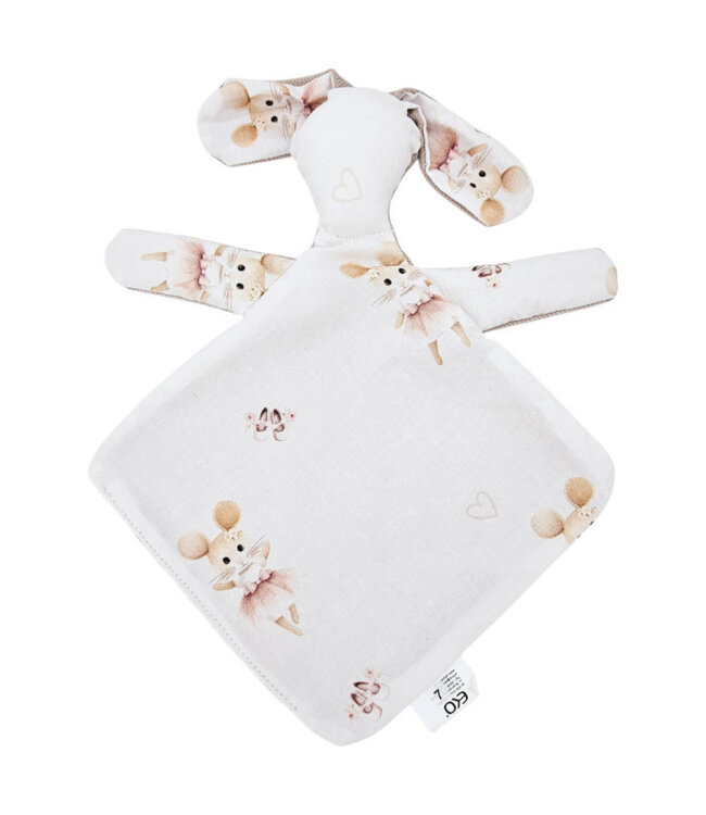 Knuffelige ballerina-muis