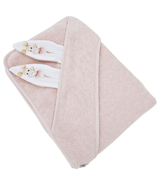 Katoenen badjas BALLERINA-MUIS/ROZE