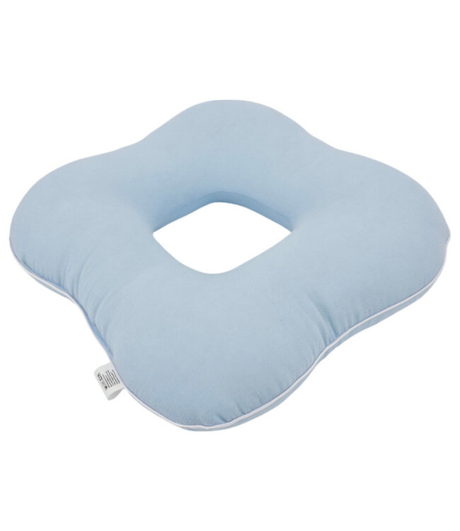 Mousseline postnataal kussen blauw