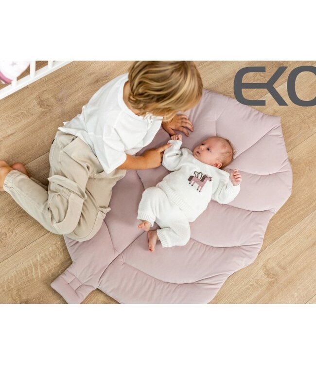 Educatieve mat in fluweelblauw