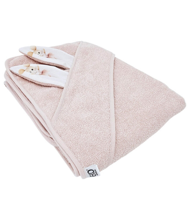 Katoenen badjas BALLERINA-MUIS/ROZE