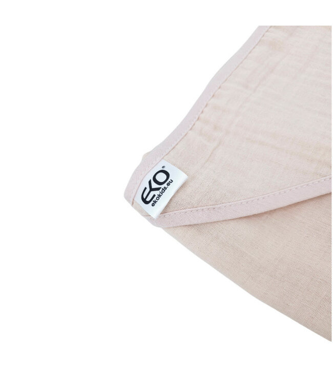 Mousseline badjas roze