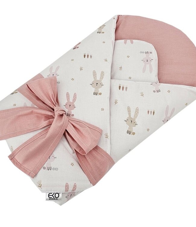 Bedrukte katoenen puntzak met kokos BUNNY