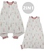 2-in-1 multifunctionele babyslaapzak BUNNY