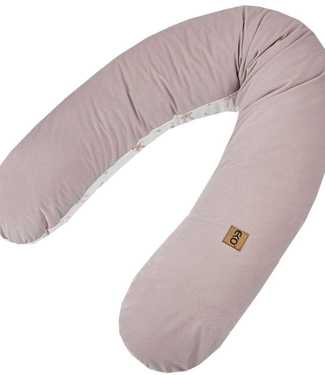 Fluwelen voedingskussen Konijn/roze