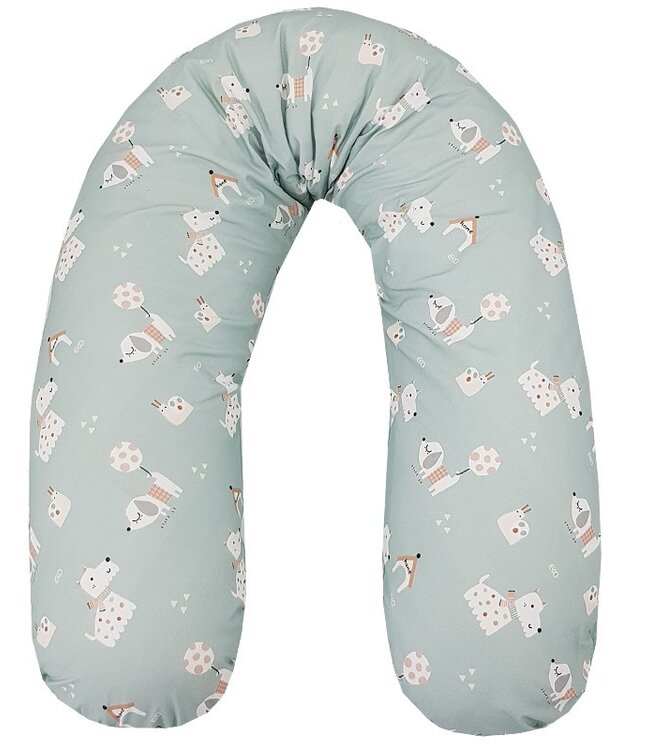 Fluwelen kussen voor moederhonden en pups