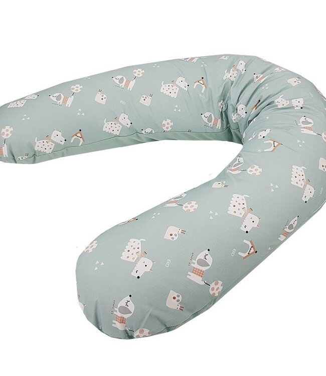 Fluwelen kussen voor moederhonden en pups