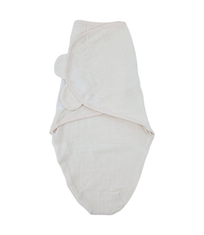 Baby mousseline wikkeldoek 3-6 kg beige
