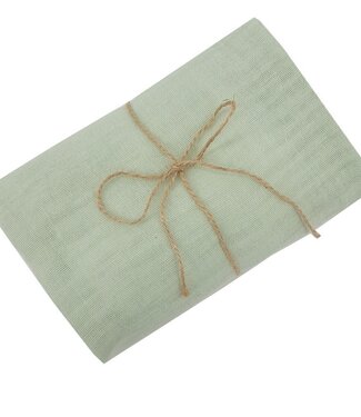 EkoKids Mousseline wikkeldoek en luier 80 x 80 cm, 2 stuks, mint