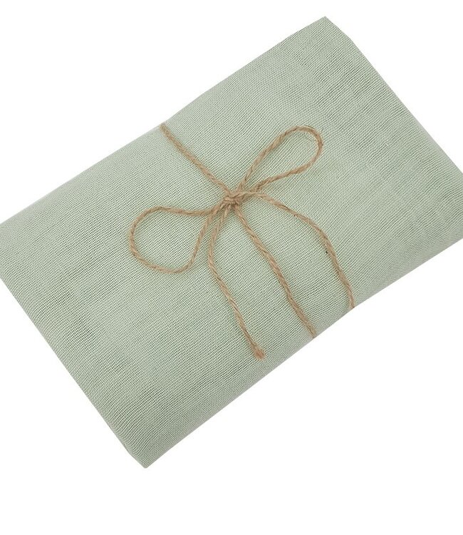 Mousseline wikkeldoek en luier 80 x 80 cm, 2 stuks, mint