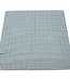 Mousseline hoeslaken met elastiek 140 x 70 cm mint