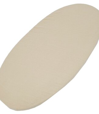 EkoKids Mousseline hoeslaken met elastische band 40 x 80 cm HONING