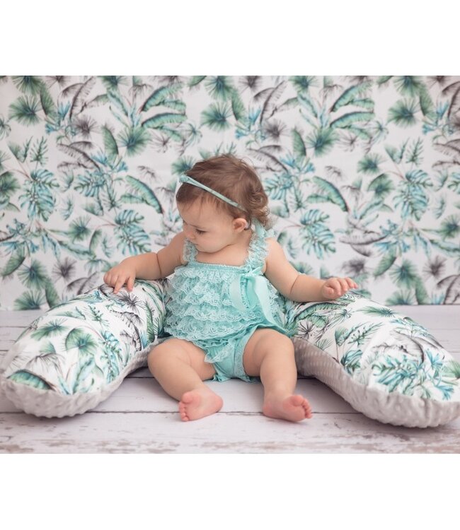 Mousselinekussen voor mama en baby Honing